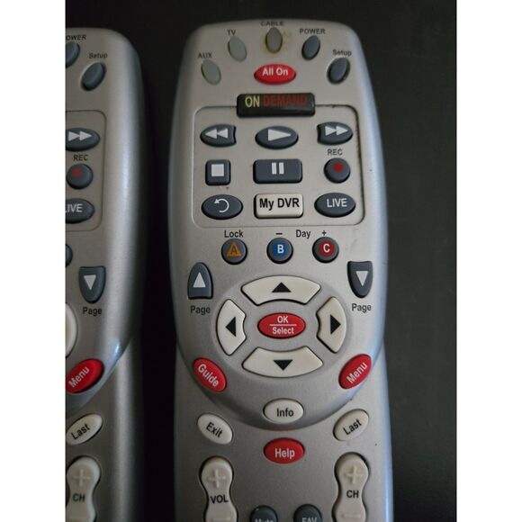 XFINITY Comcast Custom DVR 3 Device Universal Remote-Lot of 3 Remotes-Used - Picture 7 of 9